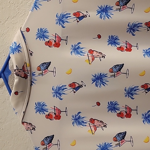 Tropical Bros Polo Shirt - White - XL - Picture 15 of 16